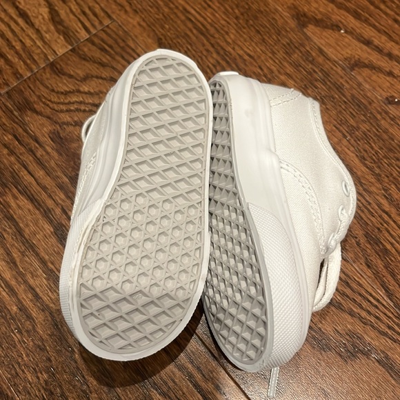 Vans baby white authentic sneakers - size toddler 4.5 - Picture 8 of 8